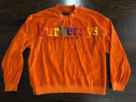 Burberry Rainbow Embroidered Logo Cotton 